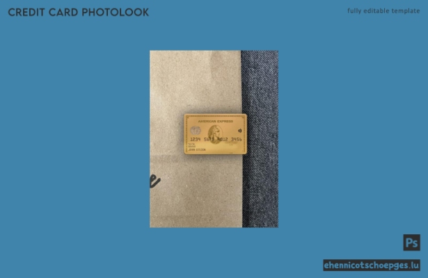 USA Texas 5Point Credit Union Bank AMEX Goldkarte Fotobeispiel-Vorschau